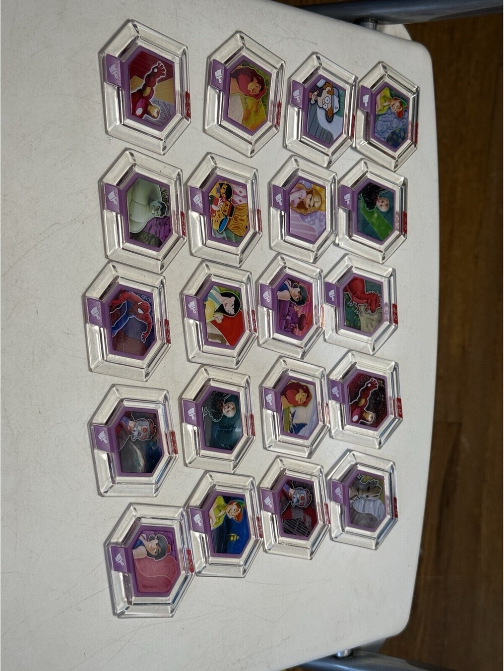 DISNEY INFINITY 2.0 POWER DISCS, LOT OF 20, GOOD CONDITION